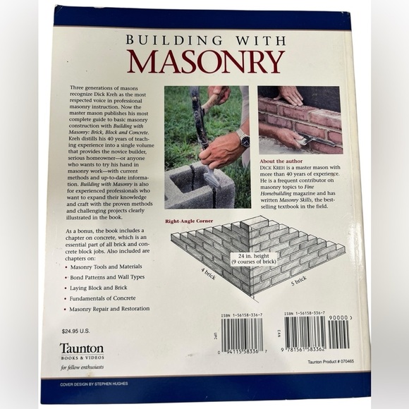 Building With Masonry: Brick, Block & Concrete / For Pros by Pros - Picture 2 of 2